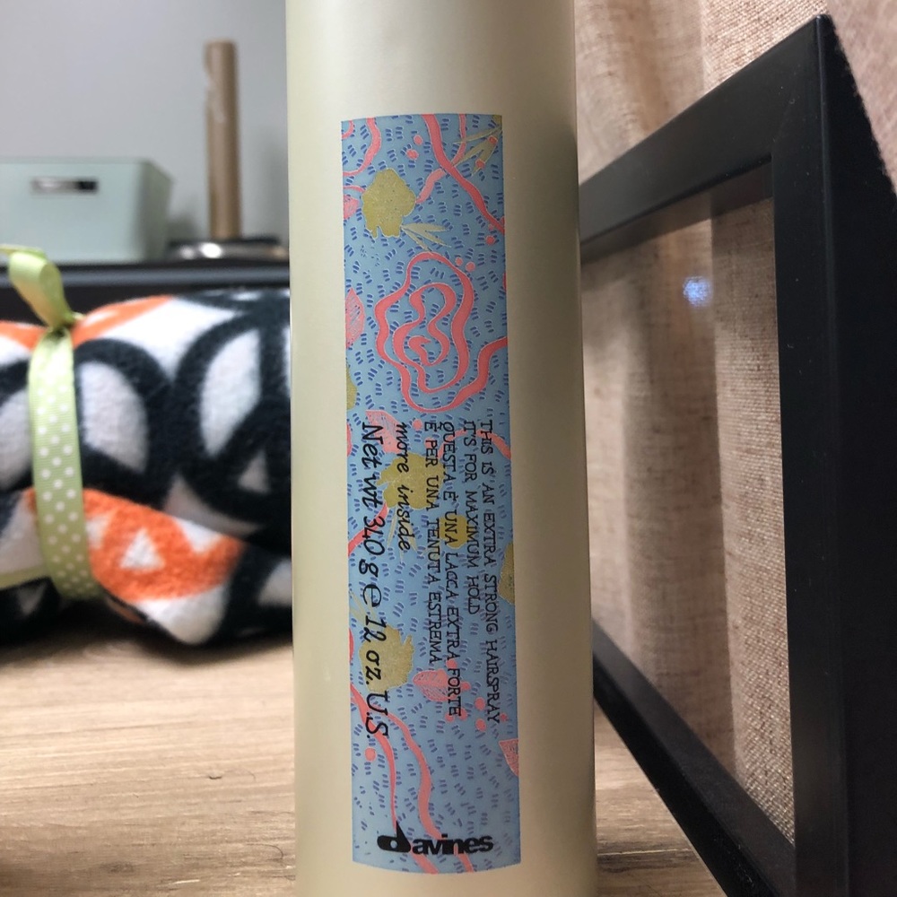 Davines hairspray products